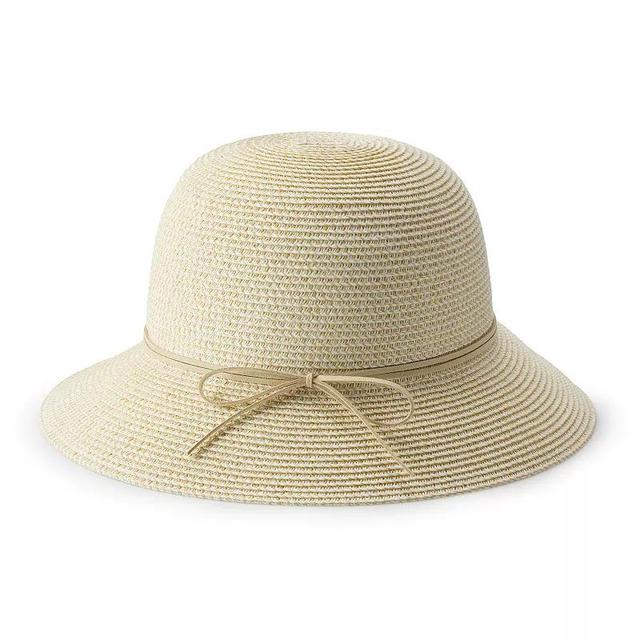 Womens Sonoma Goods For Life Packable Cloche Hat with Faux Suede Trim Product Image