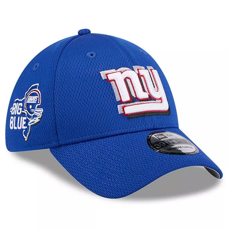 Mens New Era Royal New York Giants 2024 NFL Draft 39THIRTY Flex Hat Product Image