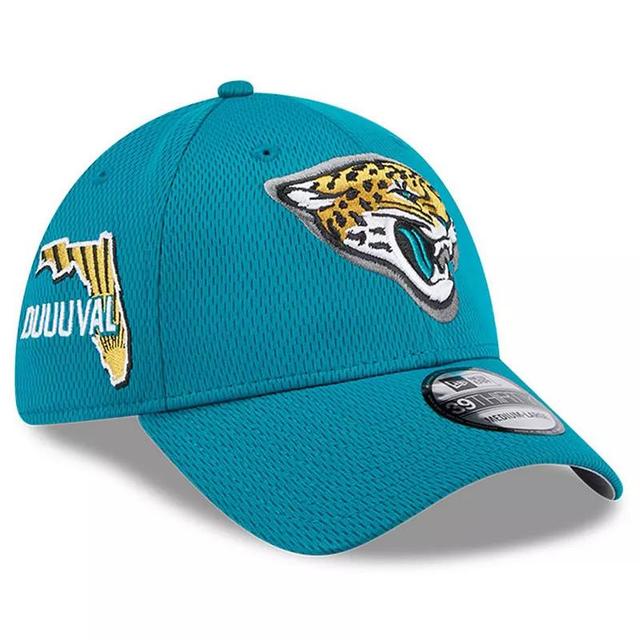 Mens New Era Teal Jacksonville Jaguars 2024 NFL Draft 39THIRTY Flex Hat Product Image