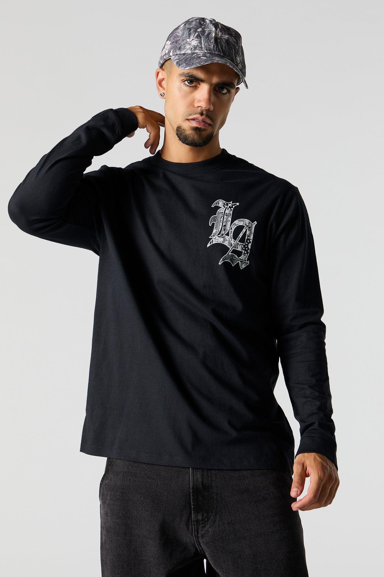 LA Bandana Graphic Long Sleeve Top Male Product Image