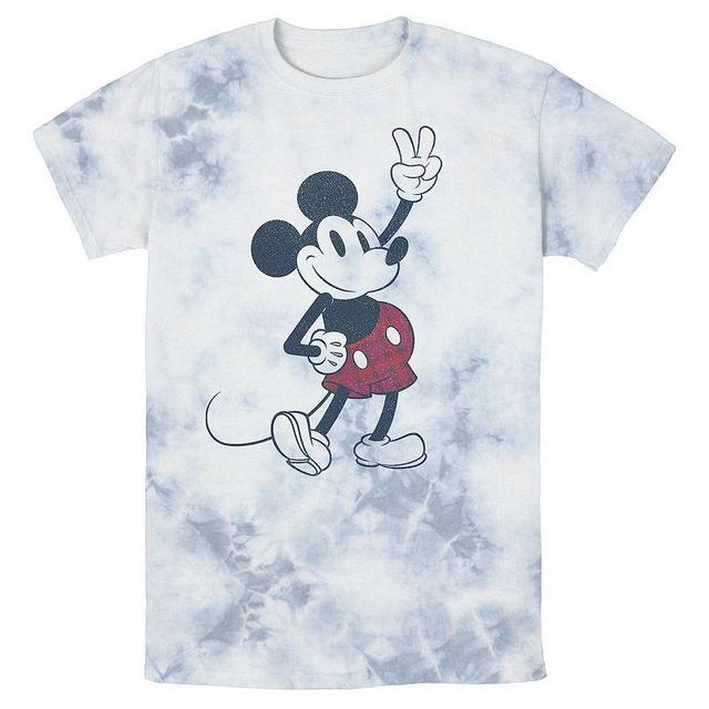 Mens Disney Mickey And Friends Mickey Mouse Plaid Shorts Wash Tee Product Image