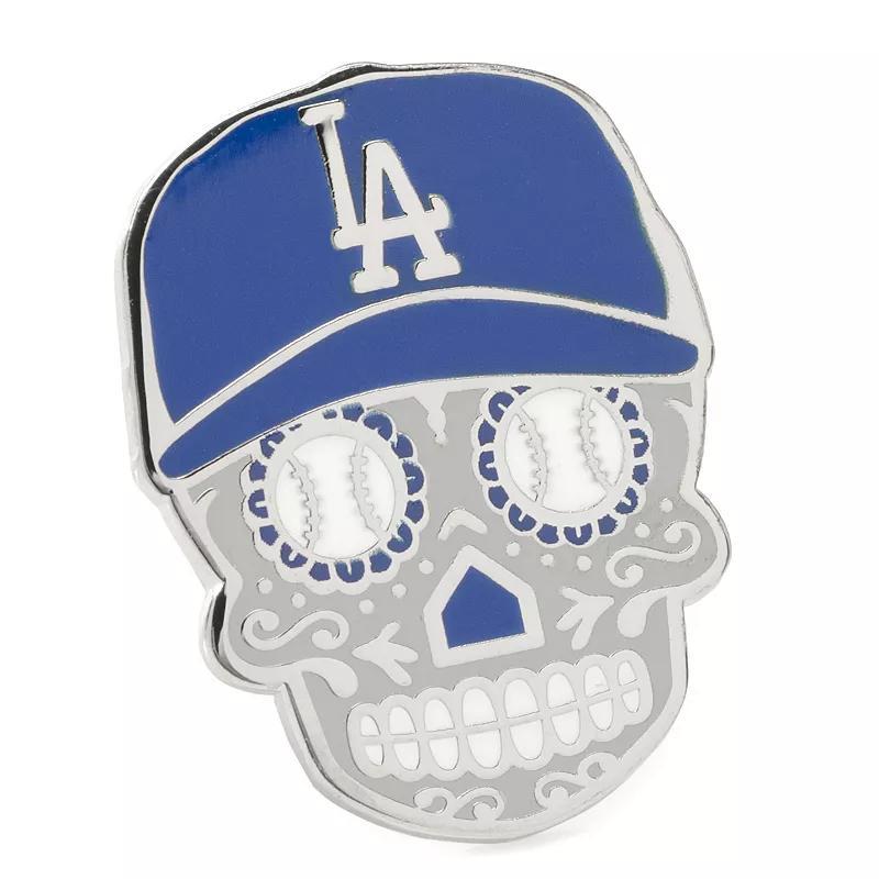 Mens Cuff Links, Inc. LA Dodgers Sugar Skull Lapel Pin Product Image