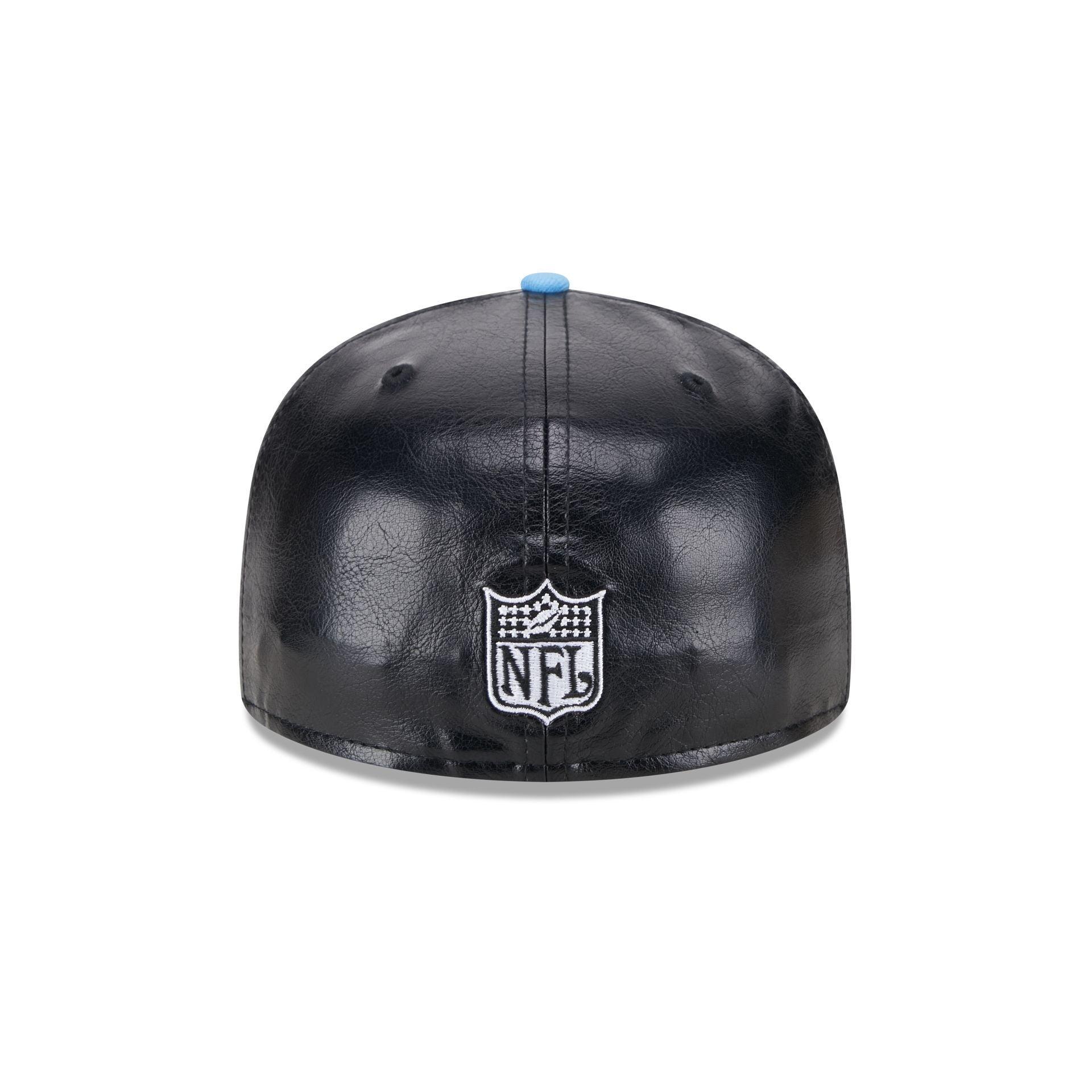 NFL Oilers Faux Leather Crown 59FIFTY Fitted Hat Male Product Image