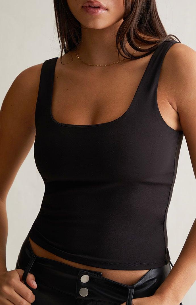 Contour Womens Shape Me Square Neck Tank Top Product Image