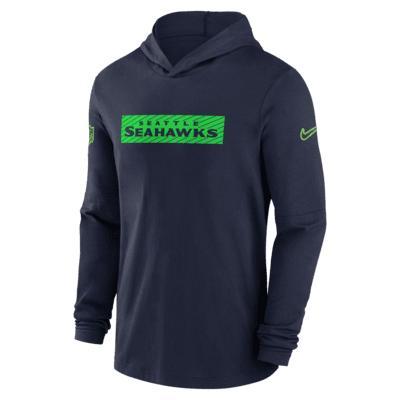 Seattle Seahawks Sideline Men's Nike Dri-FIT NFL Long-Sleeve Hooded Top Product Image