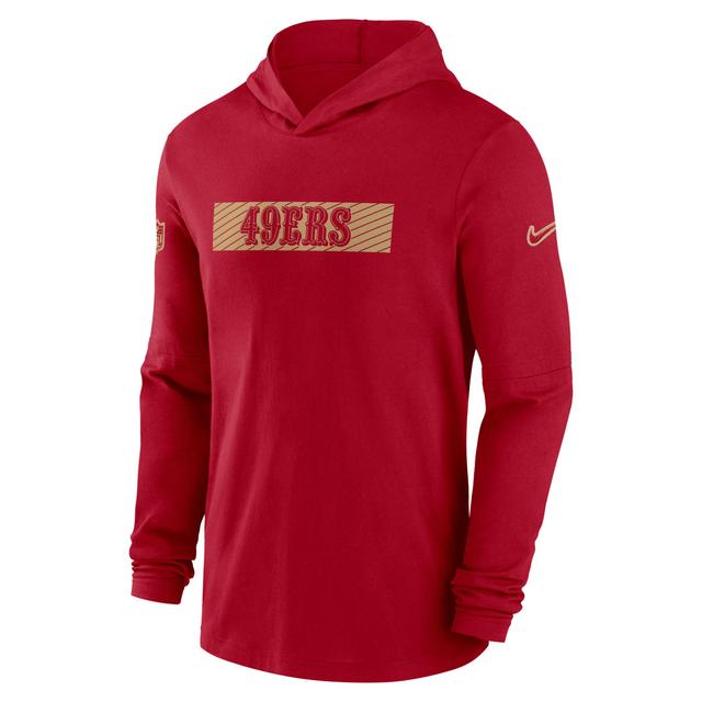 San Francisco 49ers Sideline Nike Men's Dri-FIT NFL Long-Sleeve Hooded Top Product Image