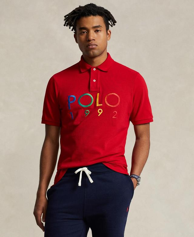 Polo Ralph Lauren Mens Classic-Fit Polo 1992 Mesh Polo Shirt Product Image