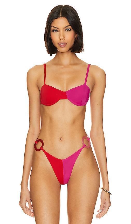 Saudade Berry Bottom in Fuchsia, Pink. Product Image