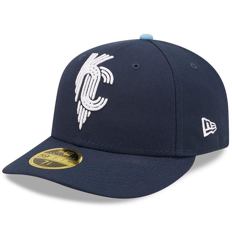 Mens New Era Kansas City Royals 2022 City Connect Low Profile 59FIFTY Fitted Hat Blue Product Image