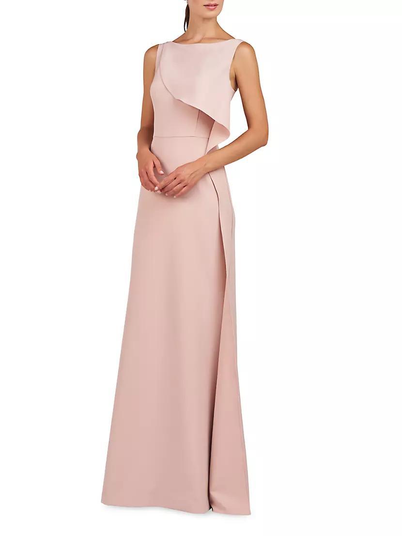 Anabella Draped Ruffle Gown Product Image