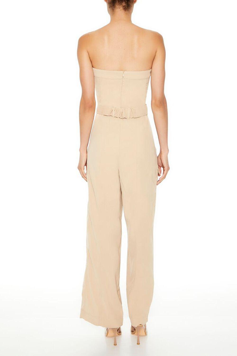 Belted Strapless Cargo Jumpsuit | Forever 21 Product Image