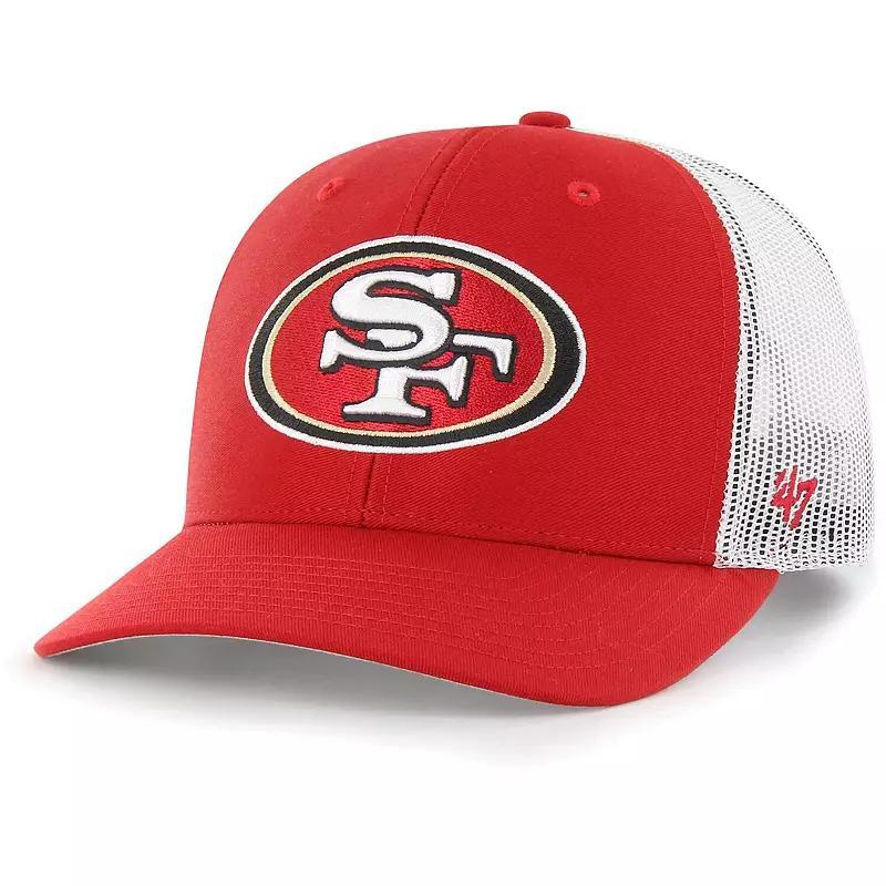 Mens 47 Brand Scarlet San Francisco 49ers Adjustable Trucker Hat Product Image