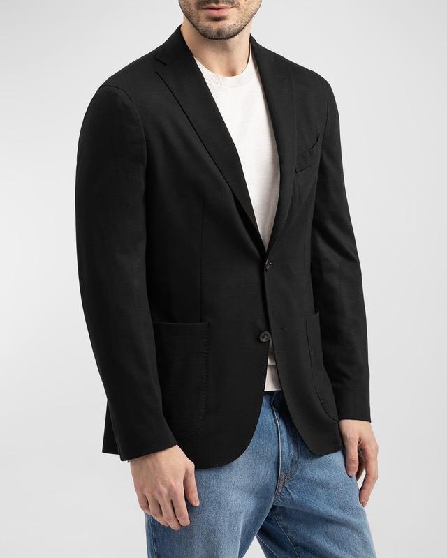 Mens Wool Jersey Blazer Product Image