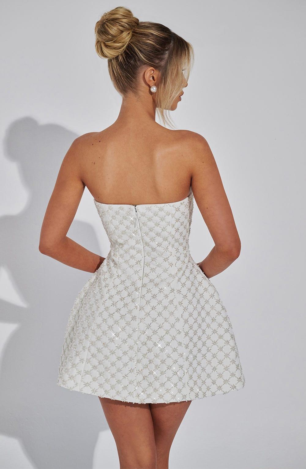 Beatrice Mini Dress - Ivory Product Image