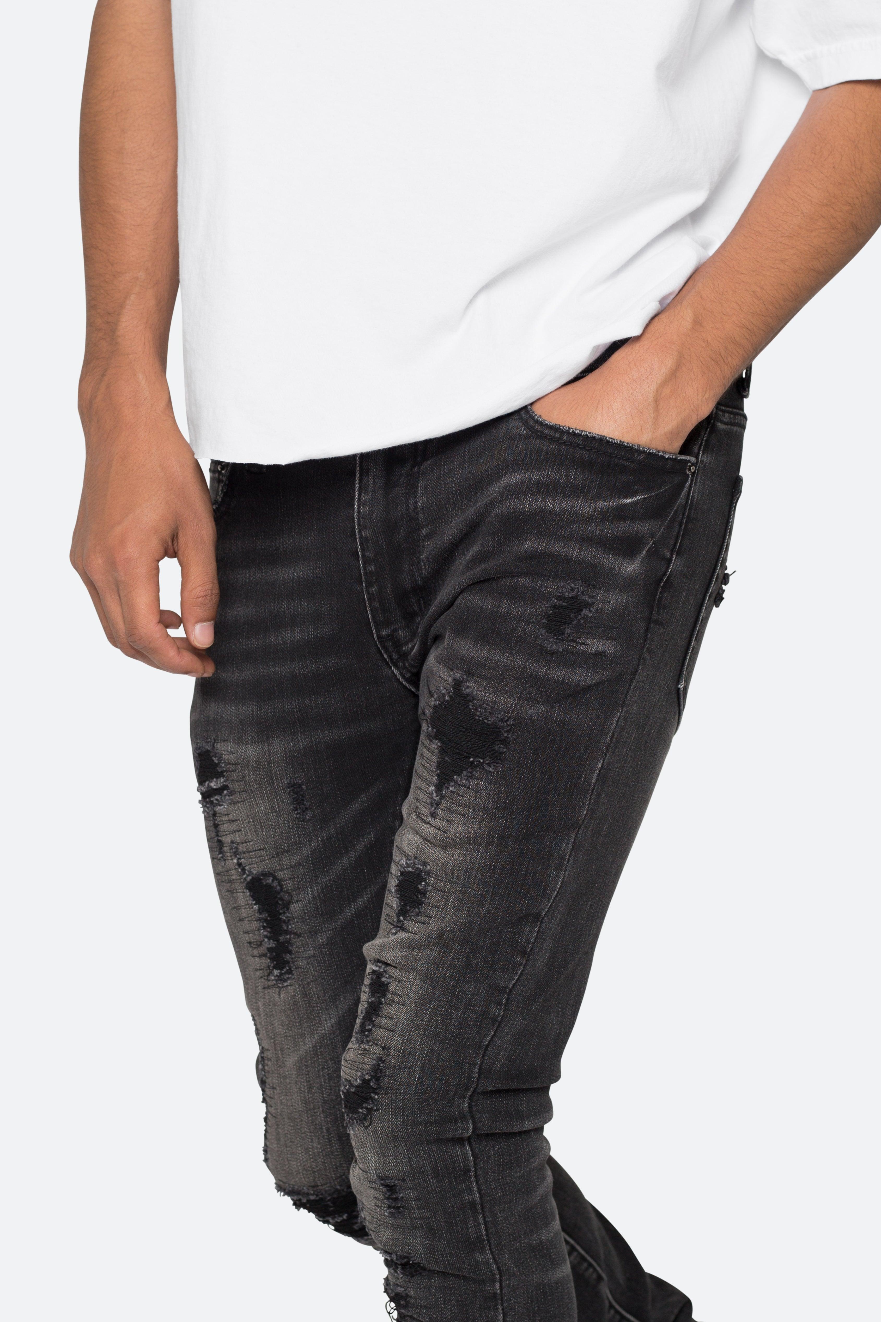 X565 Skinny Denim - Black Product Image