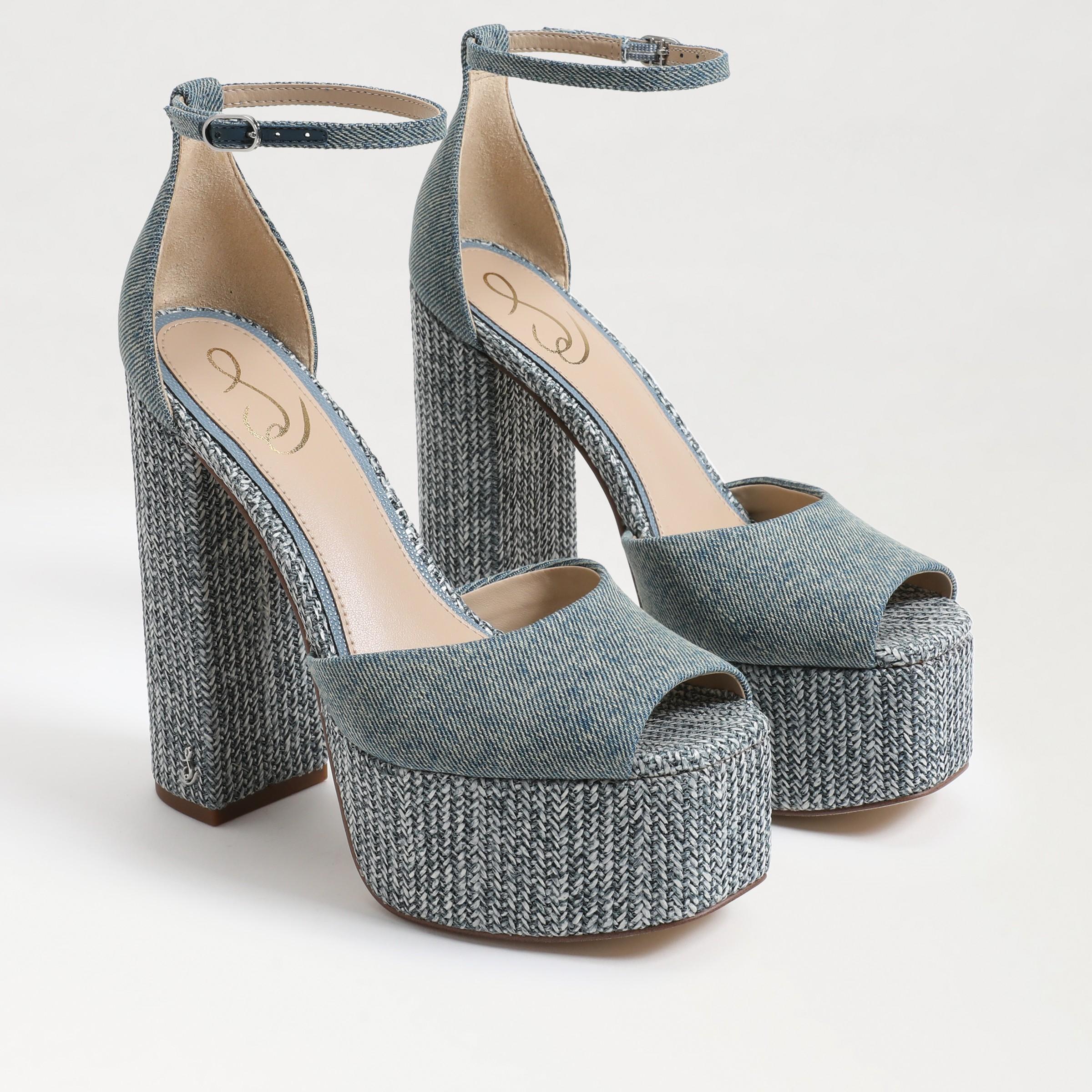Sam Edelman Kori Ankle Strap Peep Toe Platform Sandal Product Image