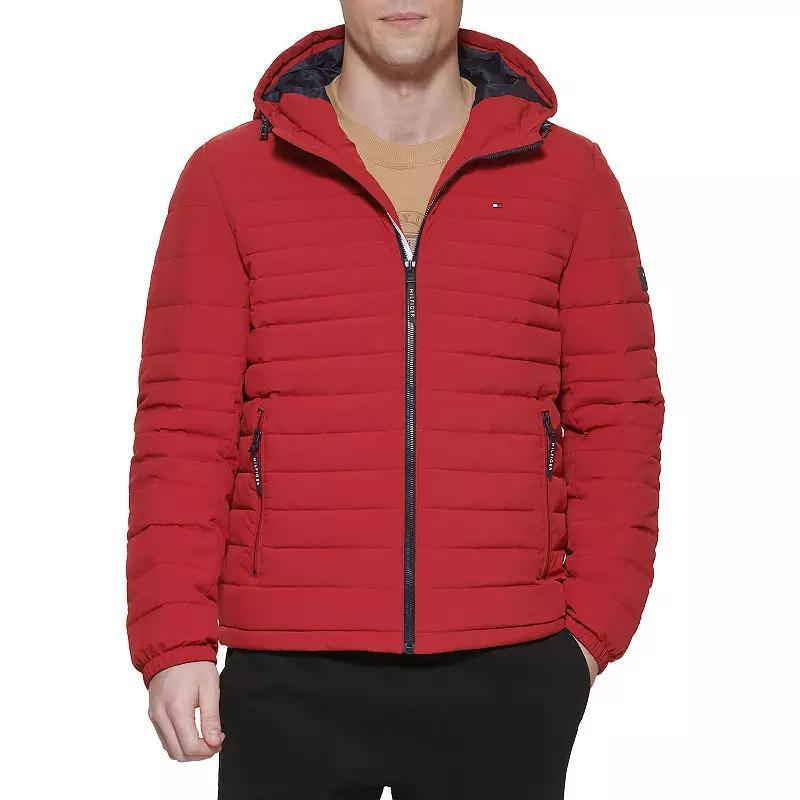 Mens Tommy Hilfiger Hooded Puffer Jacket Product Image