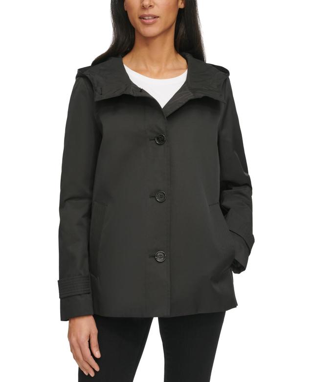 Calvin Klein Womens Hooded Water-Resistant Jacket Product Image