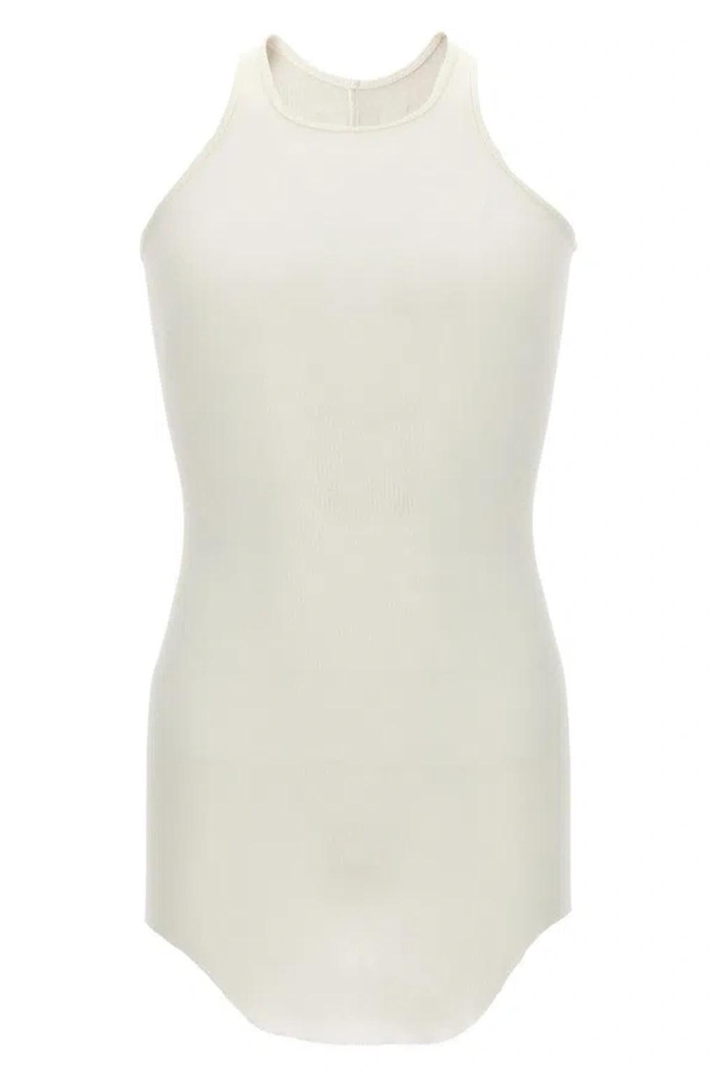 Basic Rib Top In White Product Image