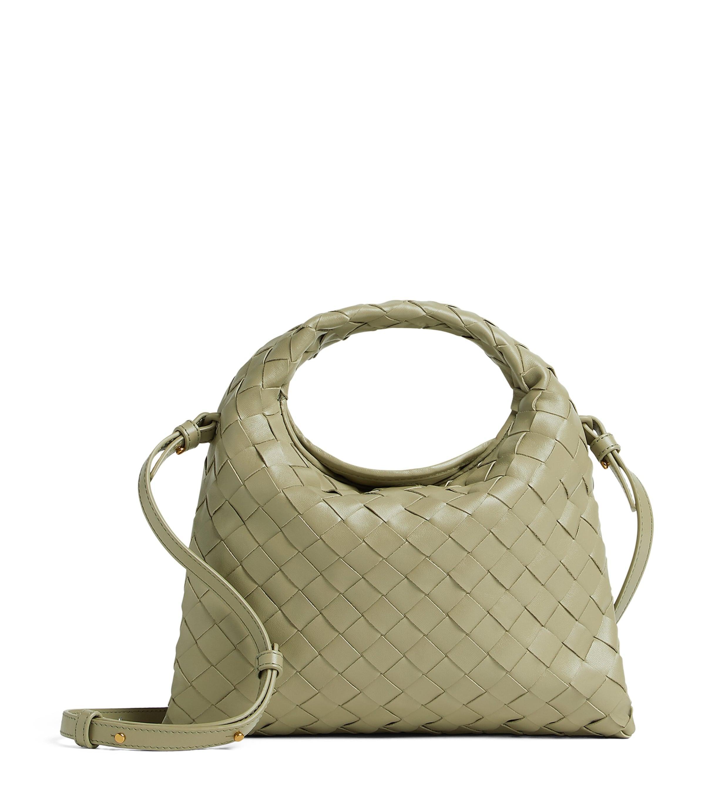 BOTTEGA VENETA Mini Hop Bag In Green Product Image