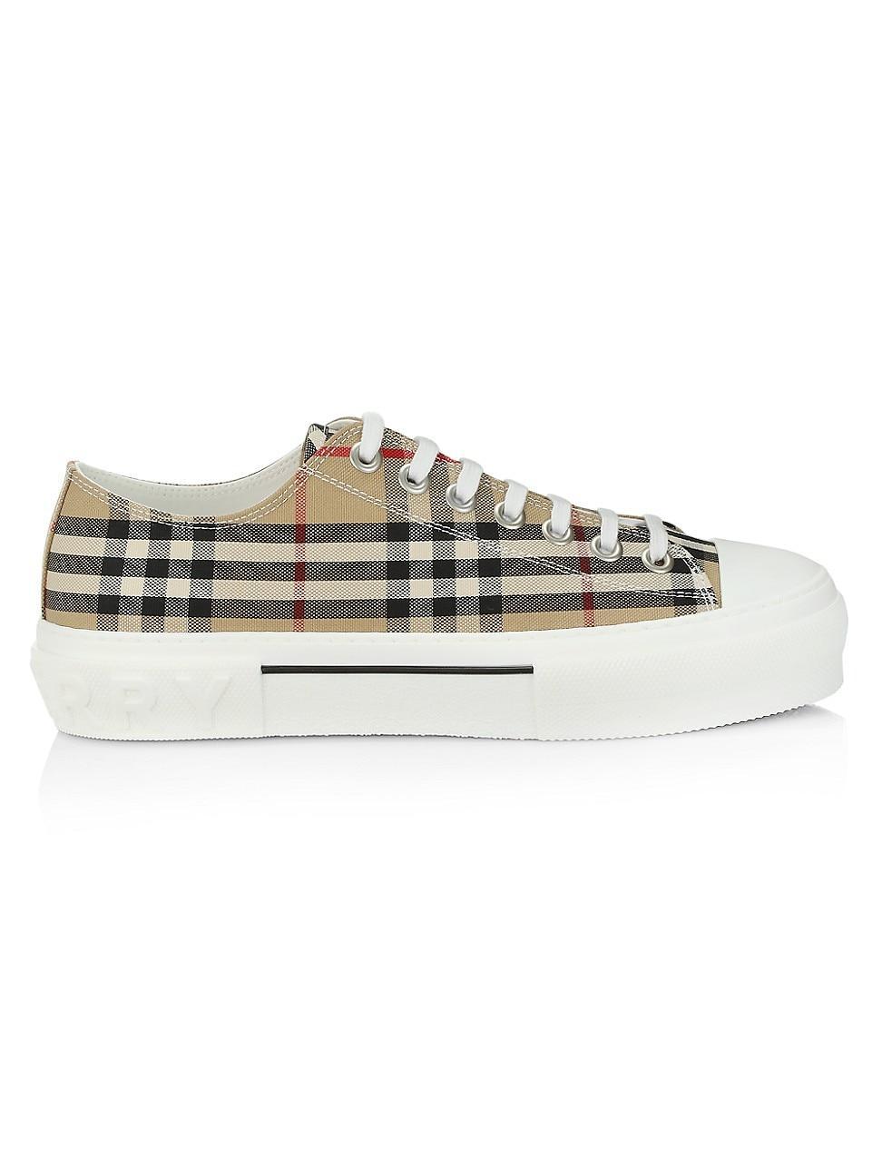 burberry Jack Check Low Top Sneaker Product Image