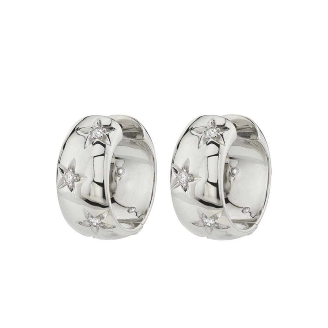 Star Huggie Earrings Product Image