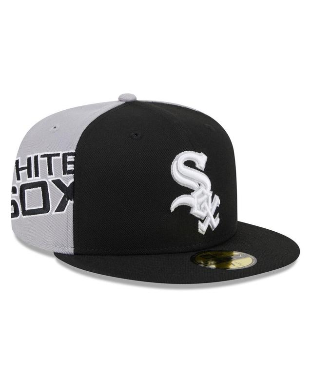 Mens New Era /Gray Chicago White Sox Gameday Sideswipe 59FIFTY Fitted Hat Product Image