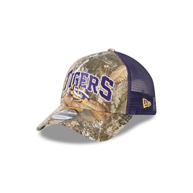 LSU Tigers Active 9FORTY A-Frame Trucker Hat Male Product Image