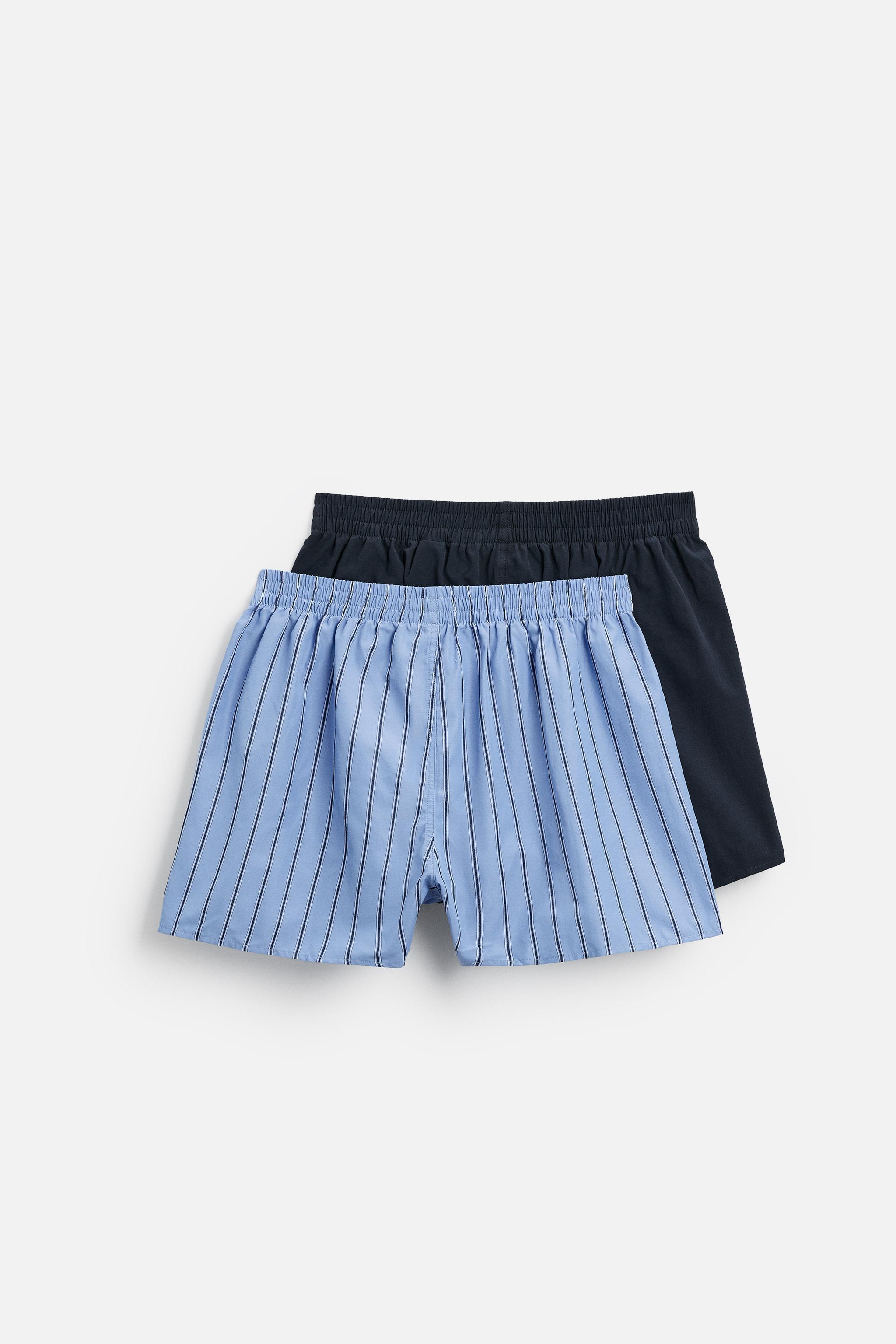 2 PACK OF MIXED POPLIN BOXERS Product Image