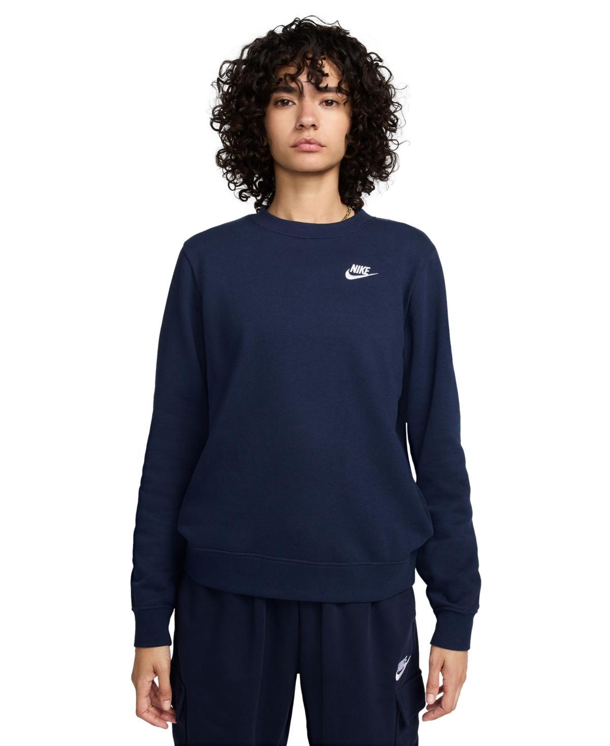 Womens Nike Sportswear Club Fleece Crewneck Sweatshirt Product Image