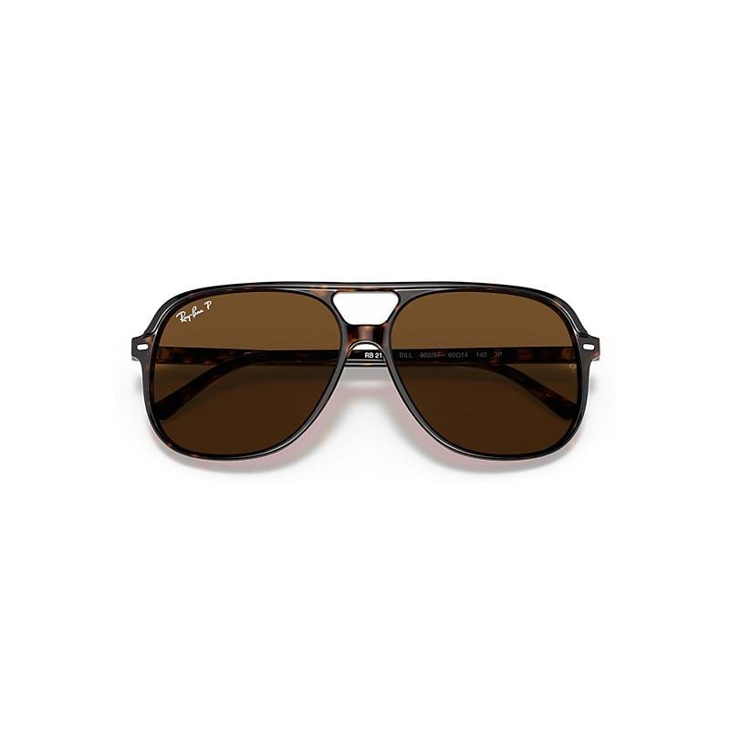 Ray-Ban Bill Sunglasses Frame Brown Lenses Polarized Product Image