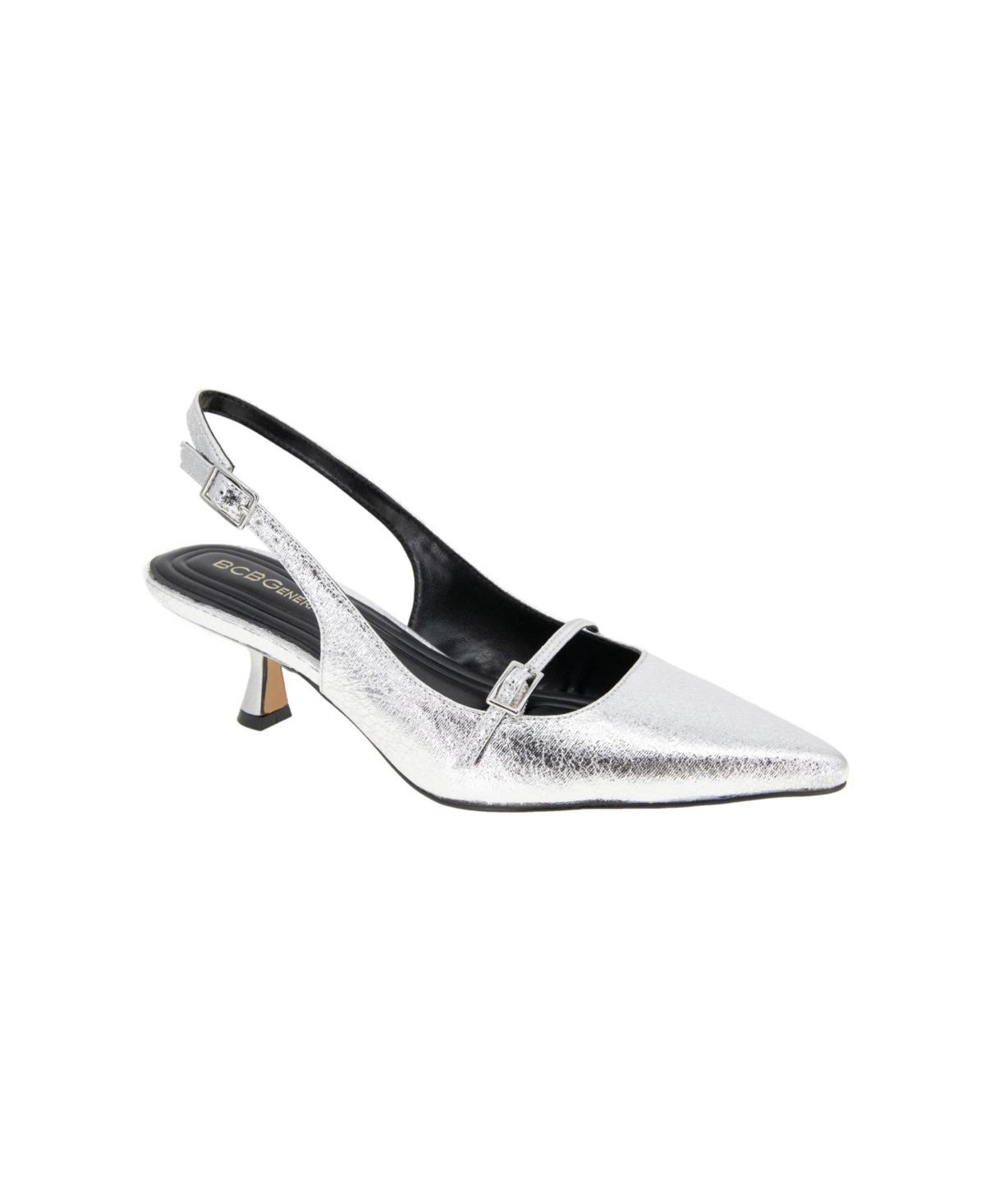 BCBGeneration Womens Kami Slingback Kitten Heel Pumps Product Image