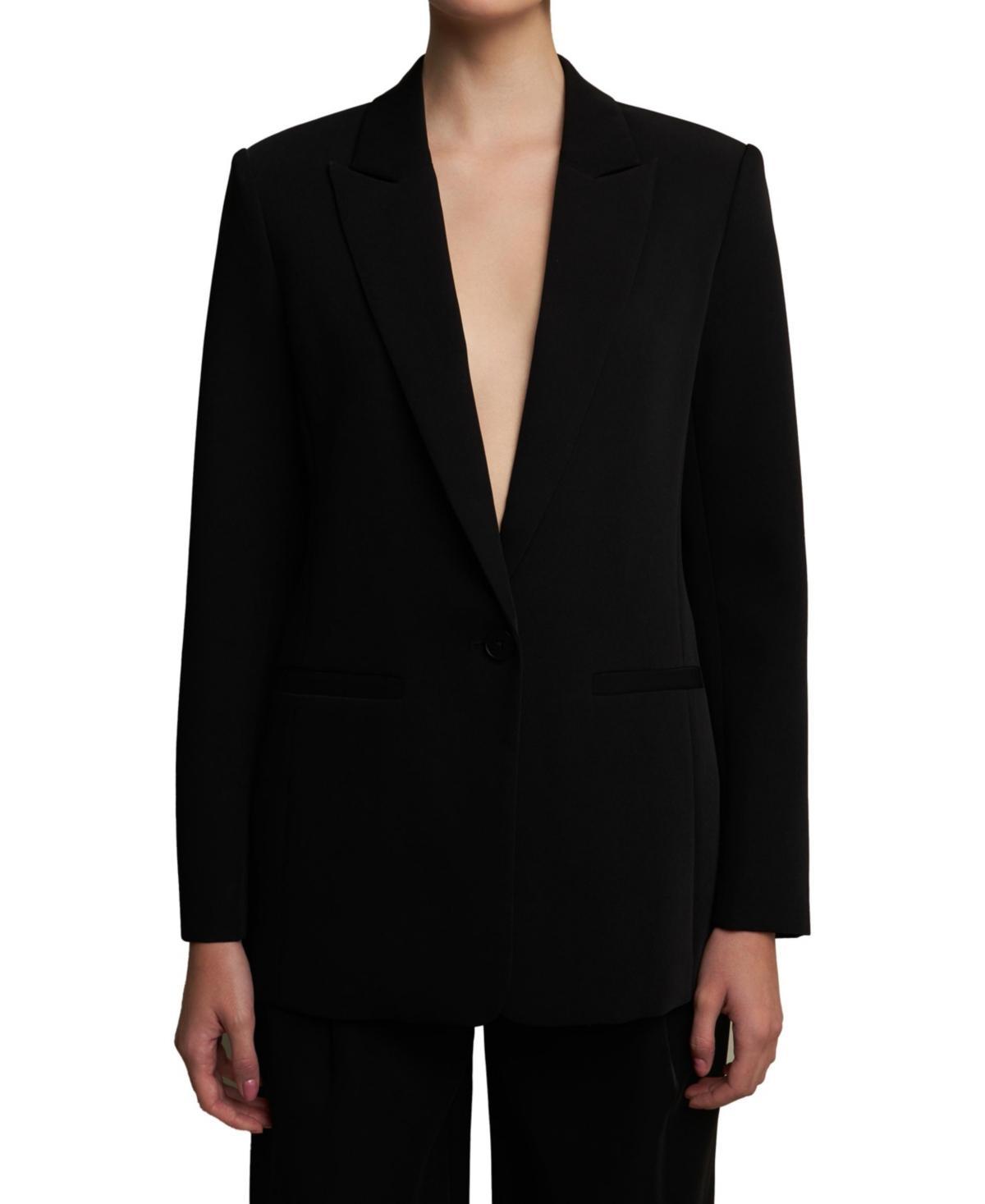 Womens Single-Breasted Blazer Product Image