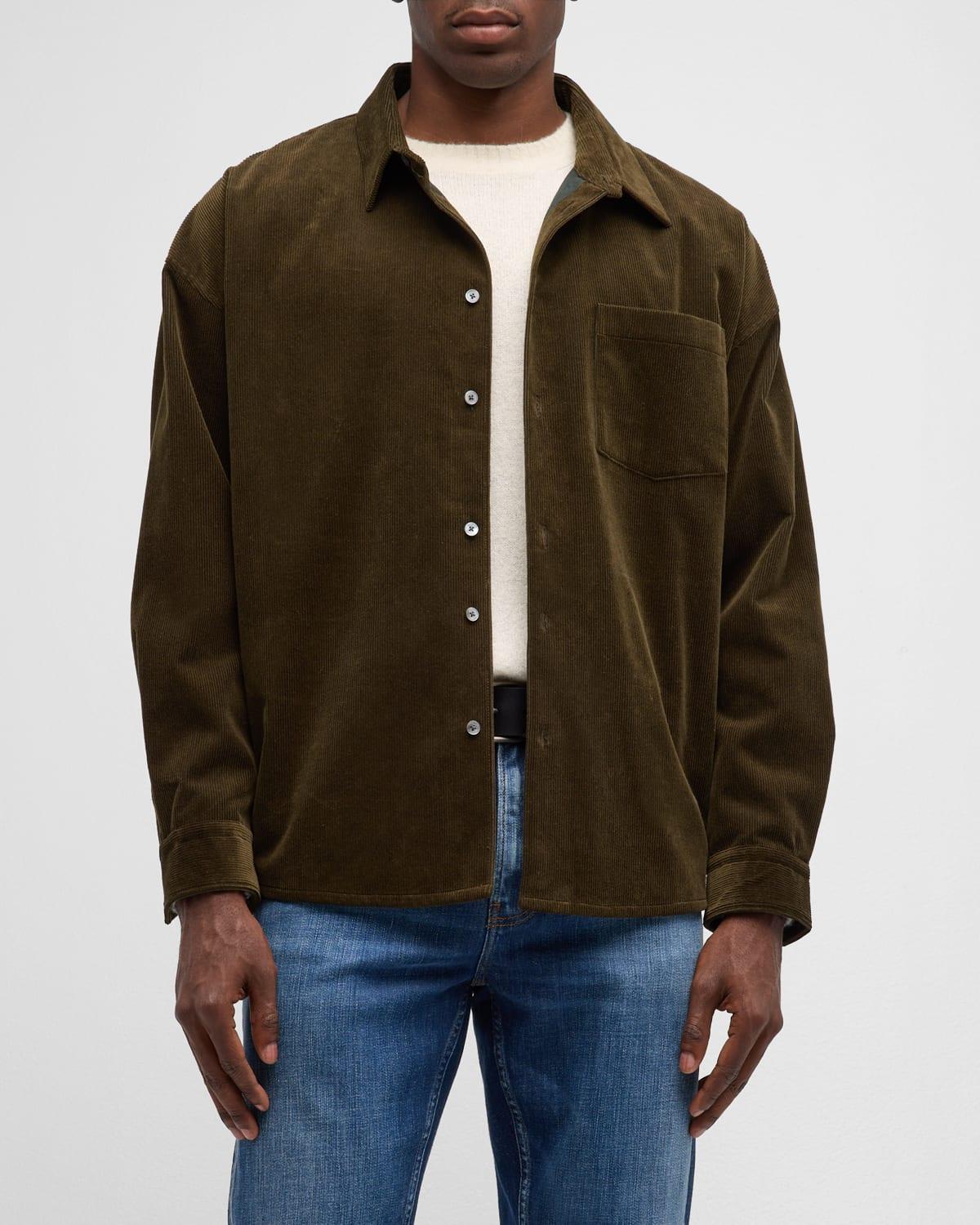 Mens Relaxed Corduroy Overshirt Product Image