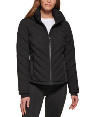 Womens Side-Panel Hooded Packable Puffer Coat, Created for Macys Product Image