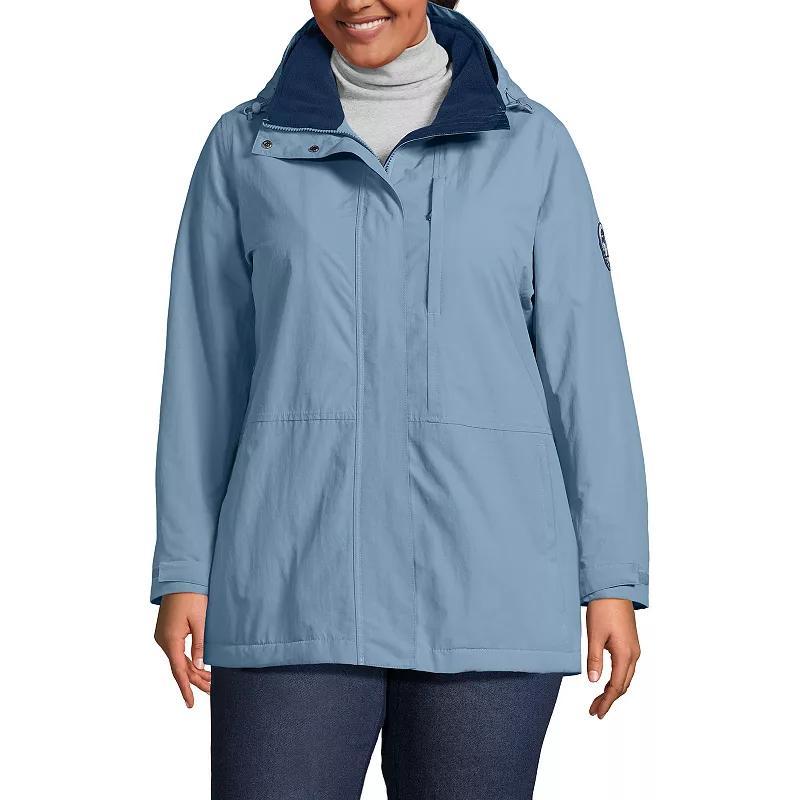 Plus Size Lands End Squall Waterproof Insulated Winter Jacket, Womens Product Image