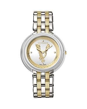 Versace Womens Swiss Thea Two-Tone Stainless Steel Bracelet Watch 38mm - Two Tone Product Image