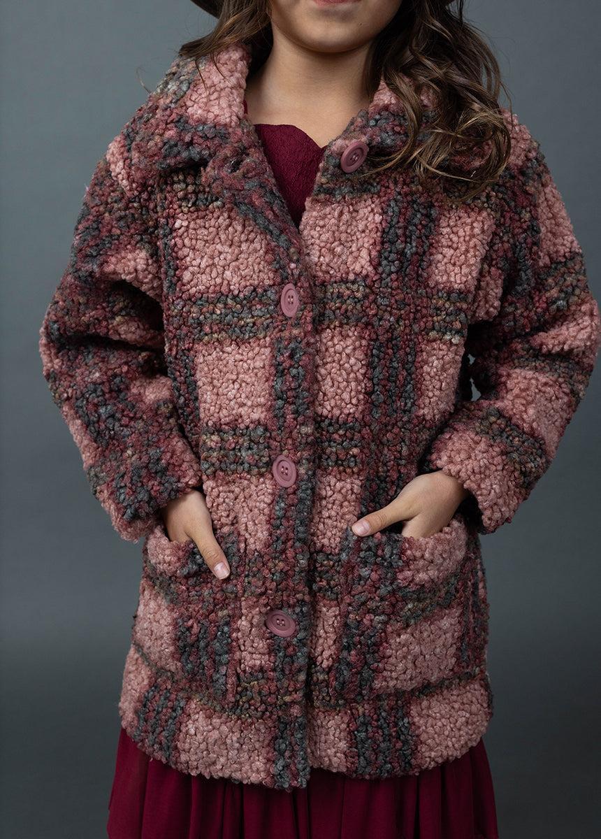 Gertrude Coat in Rose Plaid Product Image