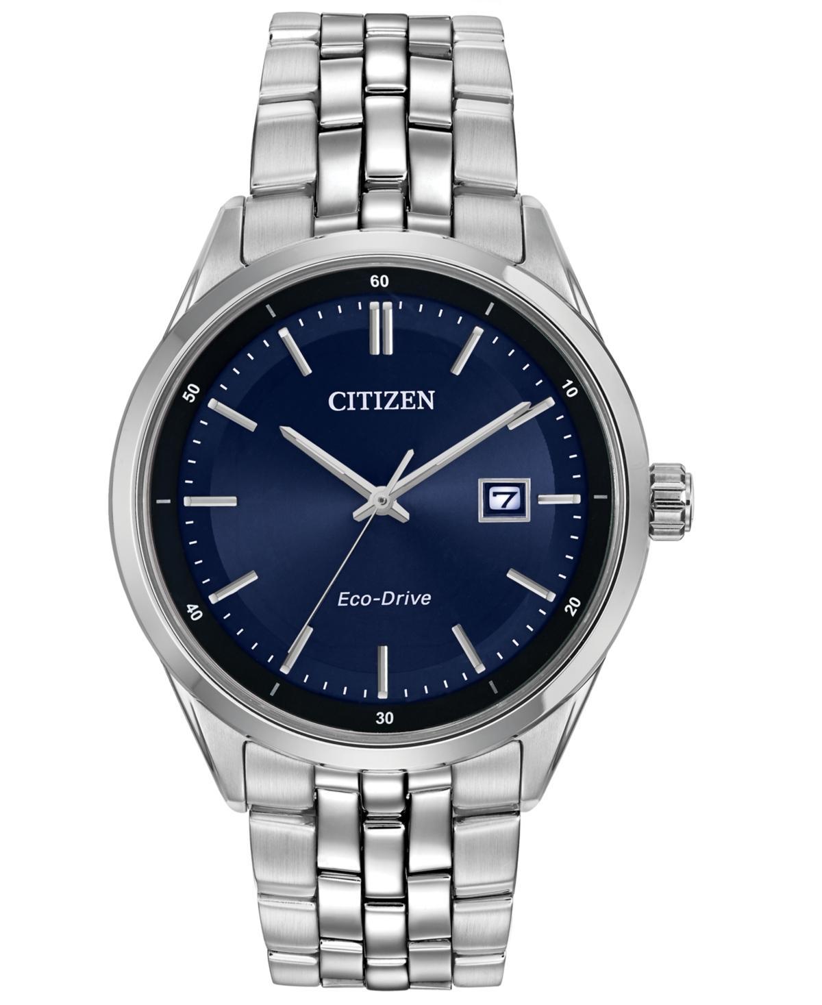 Citizen Mens Eco-Drive Stainless Steel Bracelet Watch 41mm BM7251-53L Product Image