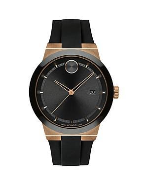 Movado Bold Mens Black Swiss Quartz Fusion Watch Product Image