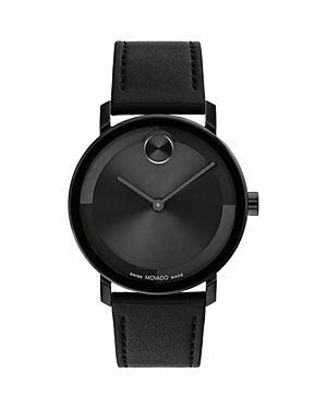 Men's Movado BoldÂ® Evolution Black IP Strap Watch with Textured Tonal Black Dial (Model: 3601123) Product Image