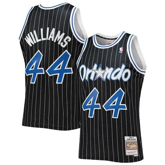 Mens Mitchell & Ness Jason Williams Black Orlando Magic 2009-10 Hardwood Classics Swingman Jersey Product Image