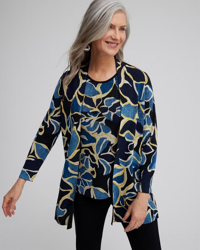 Travelers Collection Floral Cardigan Product Image