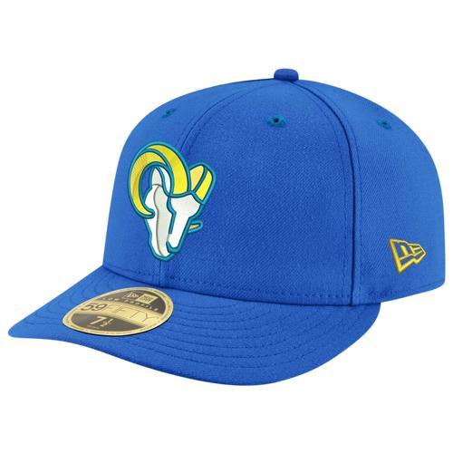 Mens New Era Royal Los Angeles Rams Omaha Low Profile 59FIFTY Fitted Team Hat Product Image