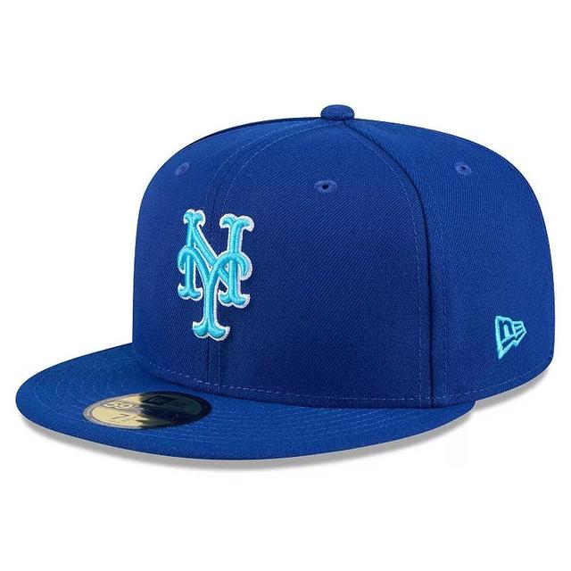 Mens New Era Royal New York Mets 2024 Fathers Day 59FIFTY Fitted Hat Product Image