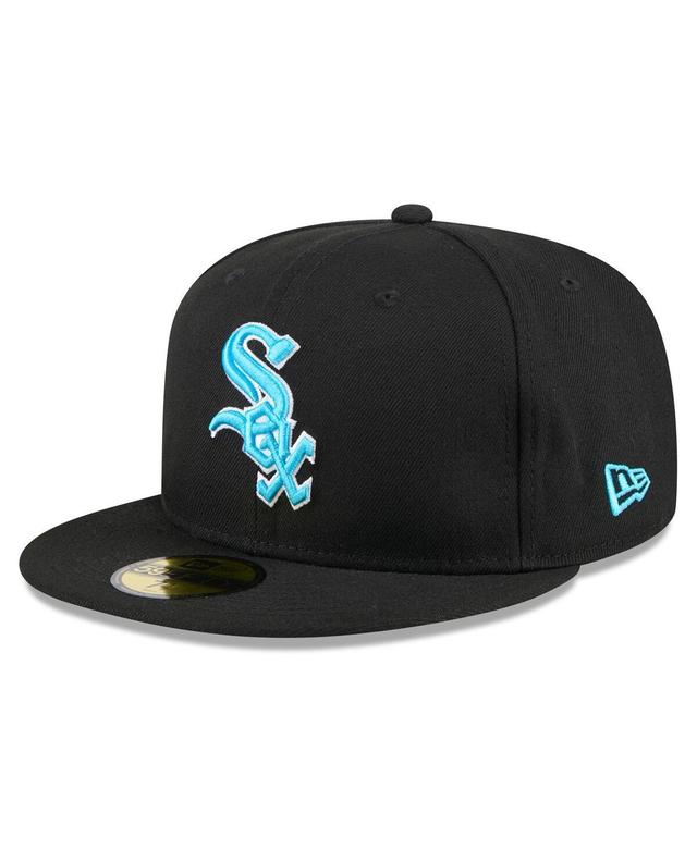 New Era Mens Black Chicago White Sox 2024 Fathers Day 59FIFTY Fitted Hat Product Image