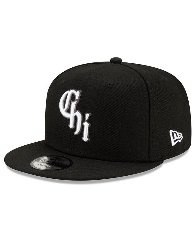 Mens New Era Black Chicago White Sox City Connect 9FIFTY Snapback Adjustable Hat Product Image