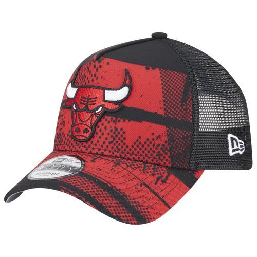 New Era Mens Chicago Bulls New Era Bulls A Frame OTC NBA 24 Tip Off Hat - Mens Red/Black Product Image