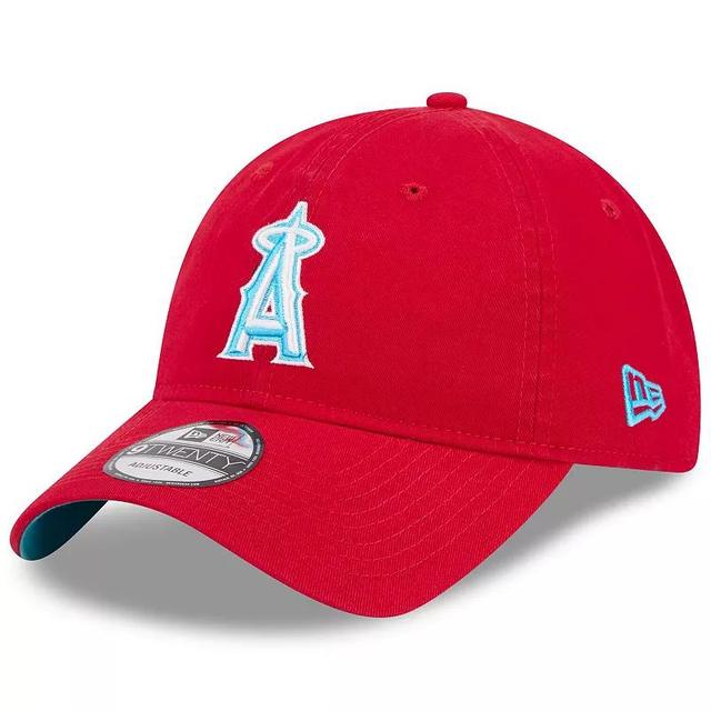 Mens New Era Los Angeles Angels 2024 Fathers Day 9TWENTY Adjustable Hat Product Image