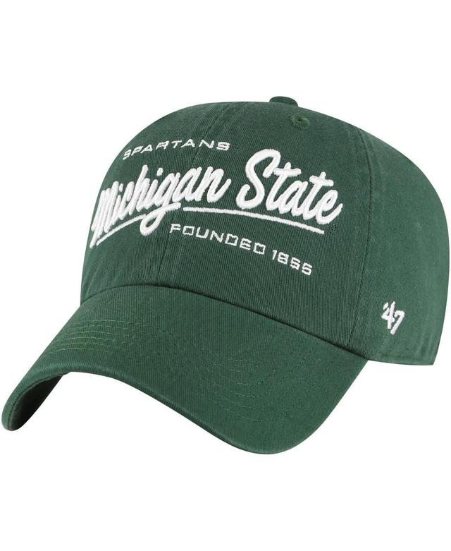 Womens 47 Green Michigan State Spartans Sidney Clean Up Adjustable Hat Product Image